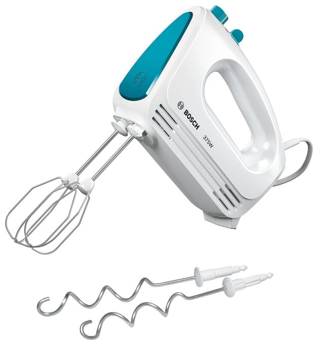 Handmixer 375 W 4 Stufen  MFQ2210D CleverMixx Fun (Blau, Weiß) 