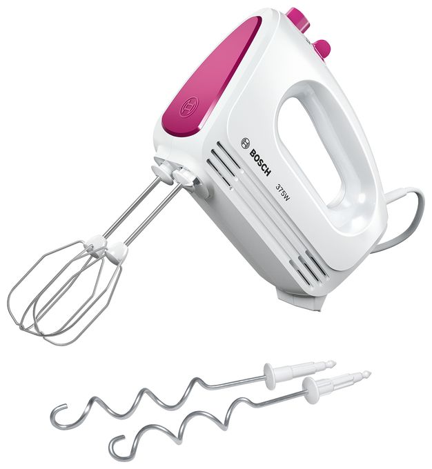 Handmixer 375 W 4 Stufen  MFQ2210P CleverMixx Fun (Pink, Weiß) 