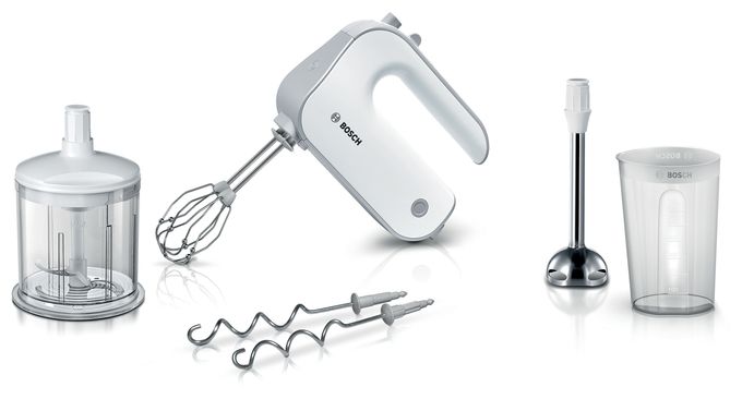Handmixer 500 W 5 Stufen  MFQ4080 Styline (Silber, Weiß) 