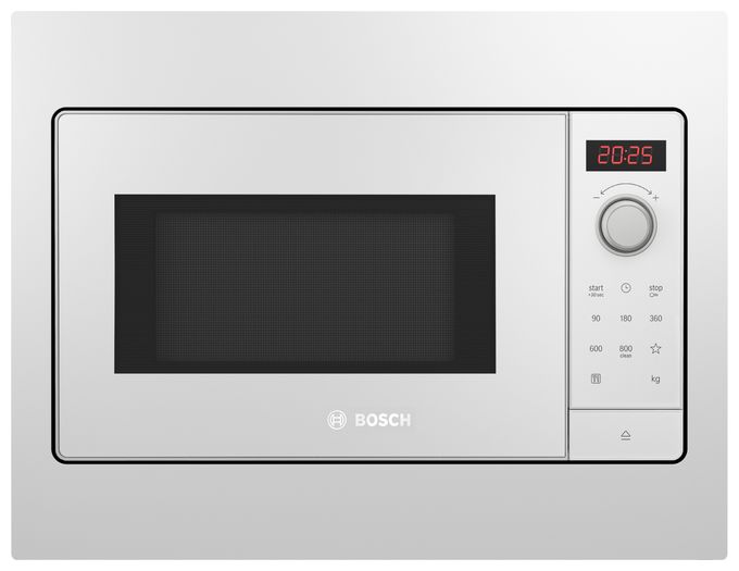 Einbau-Mikrowelle 800 W Größe: klein 5 Stufen (Weiß) Serie 2 BFL523MW3 