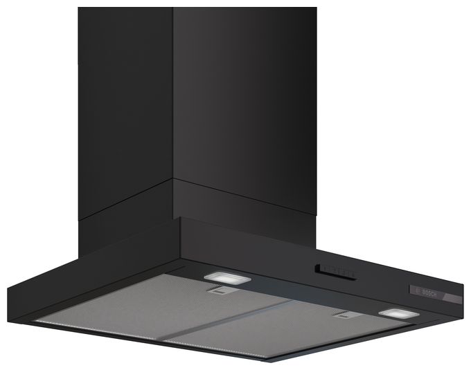 Abluft Dunstabzugshaube/Esse Wand 60 cm (Schwarz) Serie 2 DWB63BC60 
