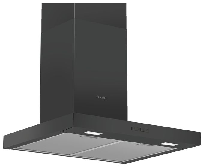 Abluft Dunstabzugshaube/Esse Wand 60 cm (Schwarz) Serie 2 DWB66BC60 