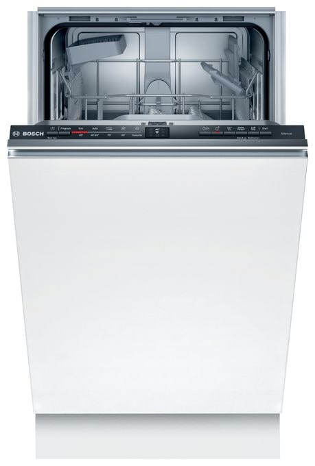 45 cm Geschirrspüler vollintegriert (ohne Front) Leise 9 Maßgedecke aquaStop Funktion Natürlich/Natur Serie 2 SPV2IKX10E 