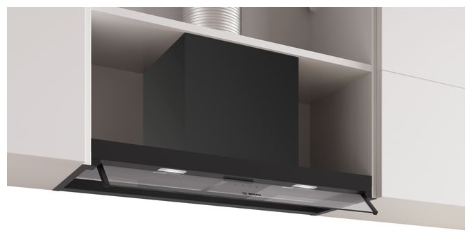 Abluft/Umluft Dunstabzugshaube/Esse Einbau 798 mm (Schwarz) Serie 4 DBB85CC60 