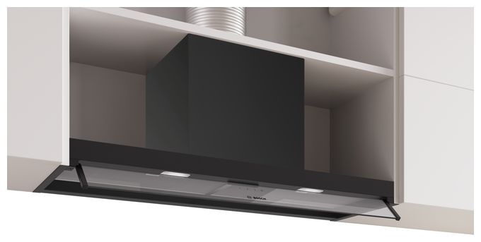 Abluft/Umluft Dunstabzugshaube/Esse Einbau 86 cm (Schwarz) Serie 4 DBB95CC60 