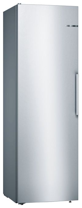 Serie | 4 Freistehender Kühlschrank186 x 60 cm Edelstahl-Optik 