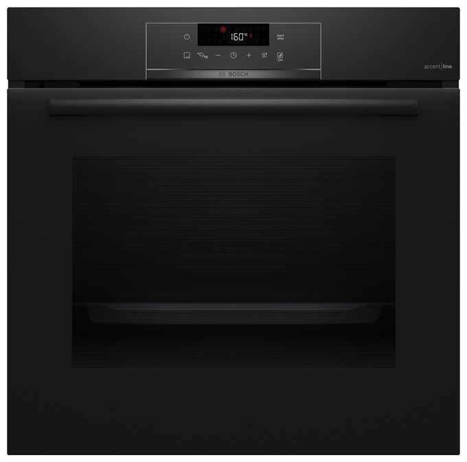 Einbaubackofen groß Dampfgaren AutoClean (Schwarz) Serie 4 HQA4720B3 