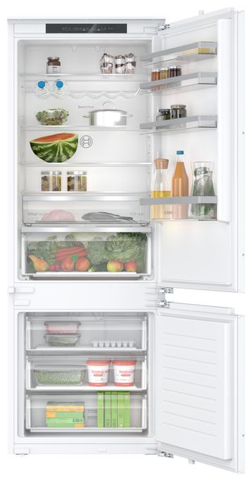 285 l / 98 l 194 cm Einbau Kühl-/Gefrierkombination 256 kWh NoFrost Serie 4 KBN96VFE0 