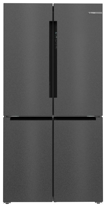 Side-by-Side Kühl-/ Gefrierkombination French Door 405 l / 200 l 333 kWh NoFrost 1830 mm x 905 mm  Serie 4 KFN96AXEA (Schwarz) 