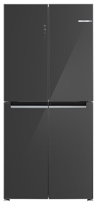 Side-by-Side Kühl-/ Gefrierkombination French Door 324 l / 223 l 322 kWh NoFrost 1895 mm x 855 mm  Serie 4 KMC85LEEA (Grau) 