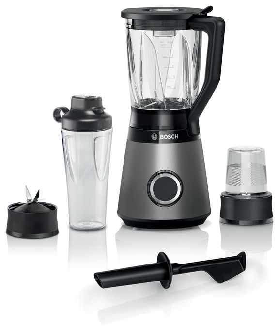1,5 l Standmixer 2 Geschwindigkeiten 1200 W  Serie 4 MMB6177S VitaPower (Schwarz, Silber) 