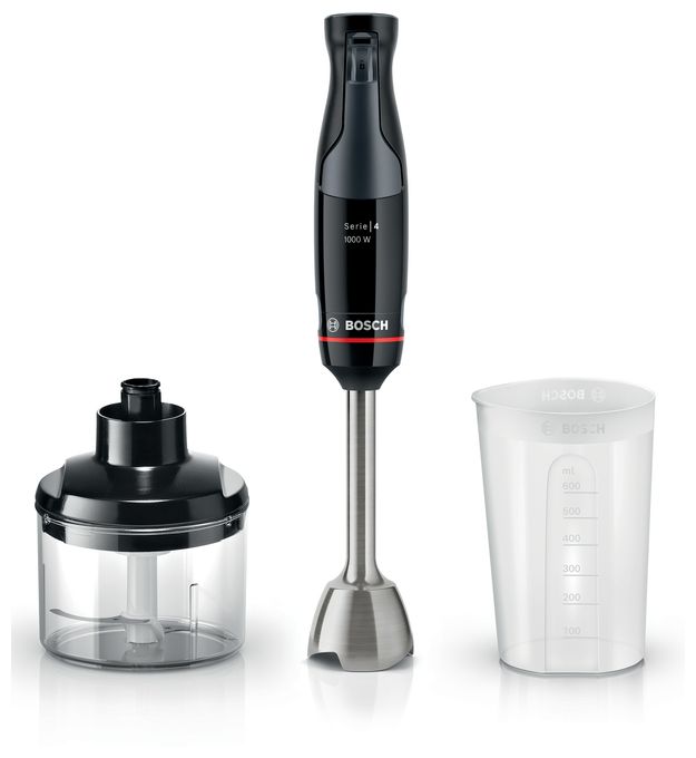 Stabmixer 1000 W 12 Stufen  Serie 4 MSM4B620 ErgoMaster (Schwarz) 