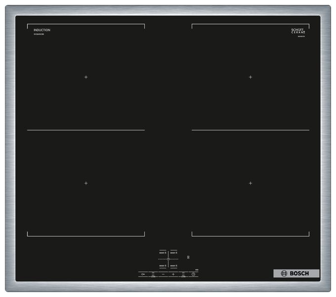 60 cm Induktions Kochfeld/Herdplatte 4 Zone(n) Serie 4 NVQ645CB6E herdgebundenes 