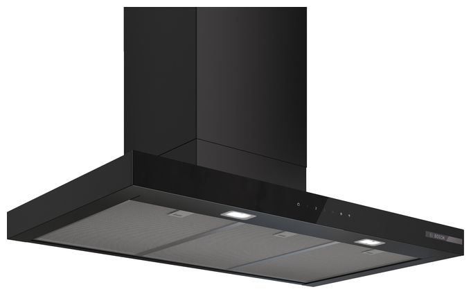 Abluft/Umluft Dunstabzugshaube/Esse Wand 60 cm (Schwarz) Serie 6 DWB97DN60 