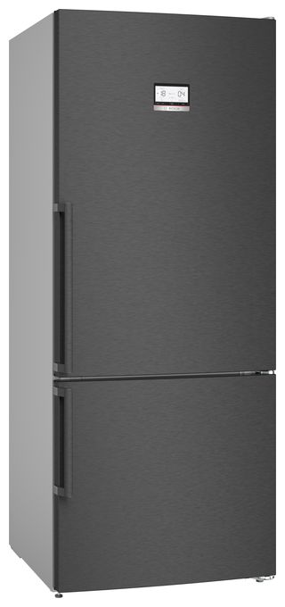 406 l / 120 l Kühl-Gefrierkombi freistehend NoFrost 219 kWh Jahr  Serie 6 KGN76AXDR (Schwarz) 
