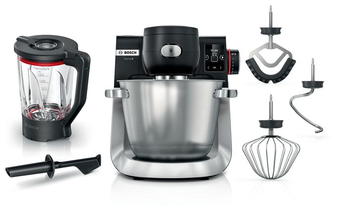 1600 W Küchenmaschine 5,5 l  Serie 6 MUMS6ZS17 (Schwarz, Edelstahl) 