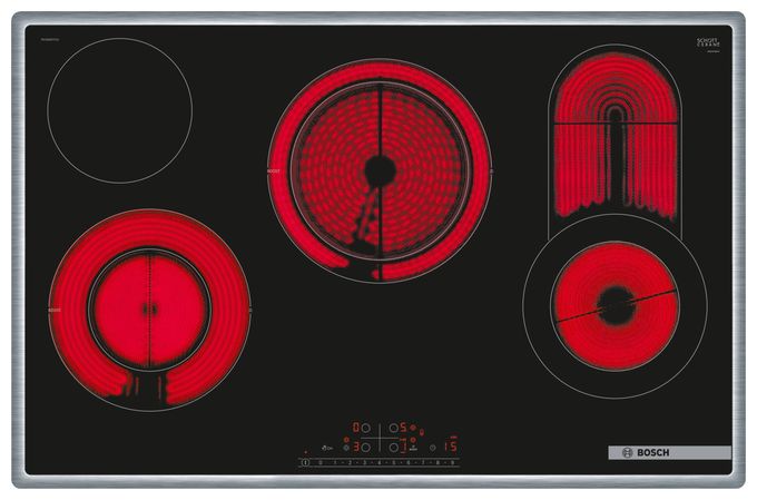Glaskeramik Kochfeld/Herdplatte 4 Zone(n) Serie 6 PKC845FP1D autarkes 80cm 