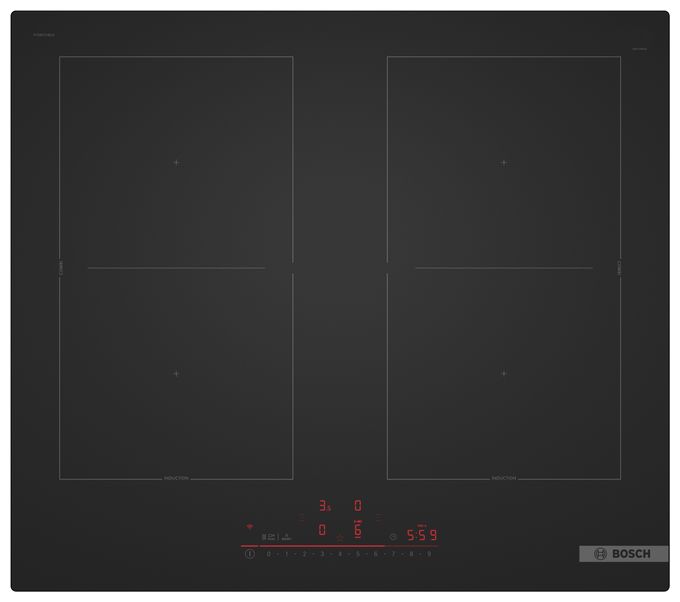 59.2 cm Induktions Kochfeld/Herdplatte 4 Zone(n) Serie 6 PVQ61CHB1E autarkes 