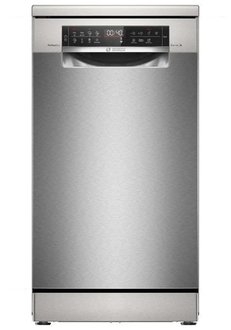 45 cm Geschirrspüler freistehend Leise 10 Maßgedecke aquaStop Funktion Serie 6 SPS6YMI14E 