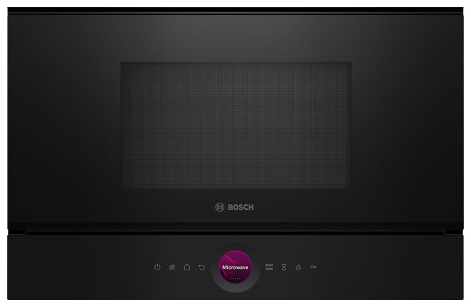 Einbau-Mikrowelle 900 W Größe: mittel Grill (Schwarz) Serie 8 BEL7321B1 