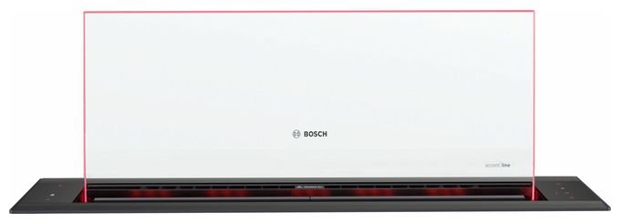 Dunstabzugshaube Tisch 82 cm Abluft/Umluft (Schwarz/Transparent) Serie 8 DDW88MM66 