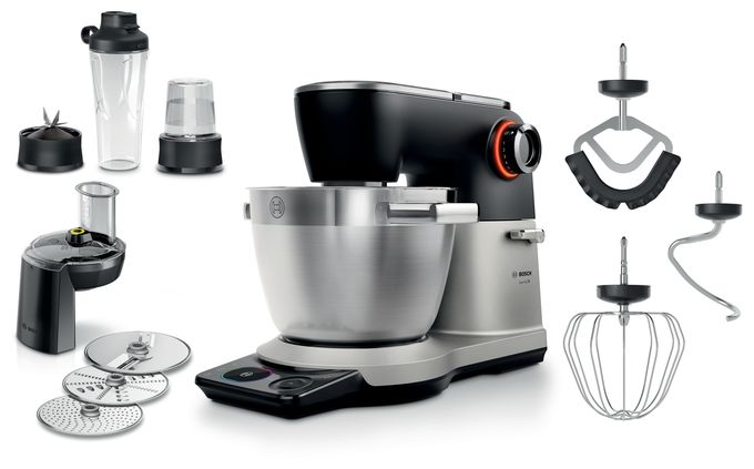 Küchenmaschine 6 l mit Waage  Serie 8 MUMS8ZS22 (Schwarz, Silber) 