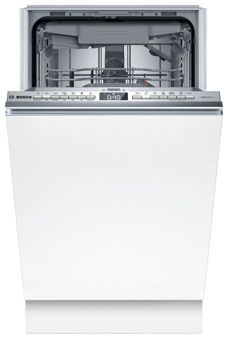 45 cm Geschirrspüler vollintegriert (ohne Front) Leise 10 Maßgedecke aquaStop Funktion Serie 4 SPV4HMX13E 