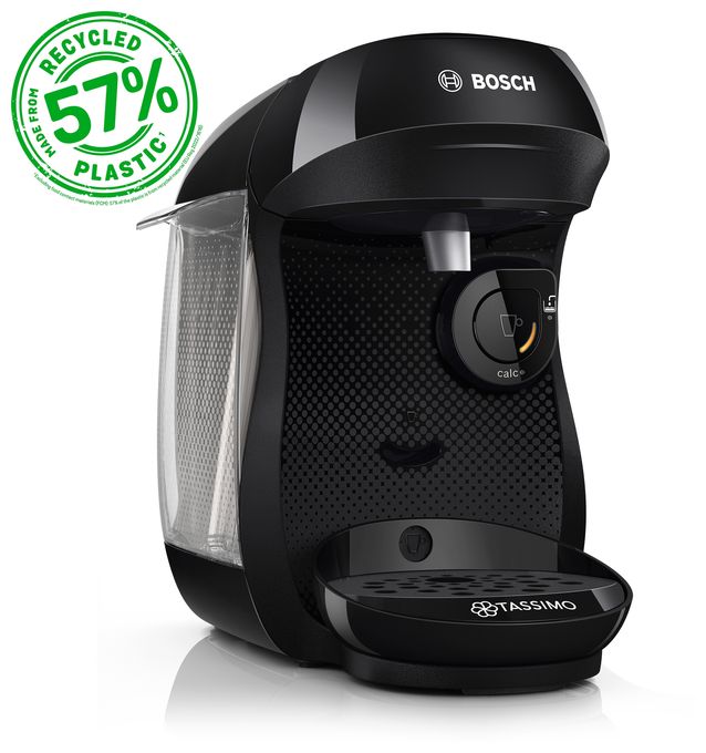 Kaffeekapsel Maschine  TAS102E Tassimo Happy friendly (Schwarz) 