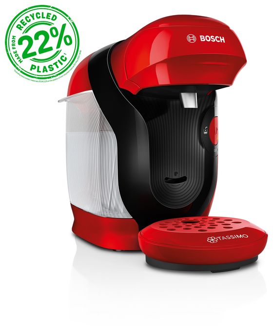 Kaffeekapsel Maschine  TAS112E Tassimo Style friendly (Rot) 