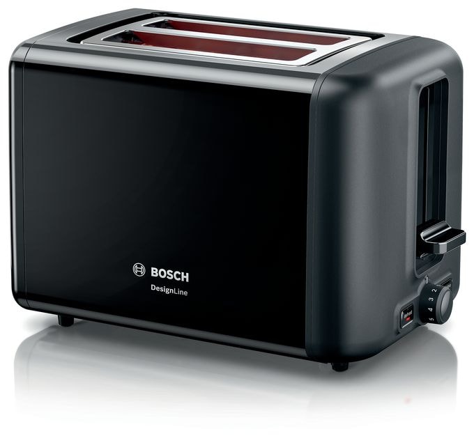 Toaster 970 W 2 Scheibe(n)  TAT3P423DE DesignLine (Schwarz) 