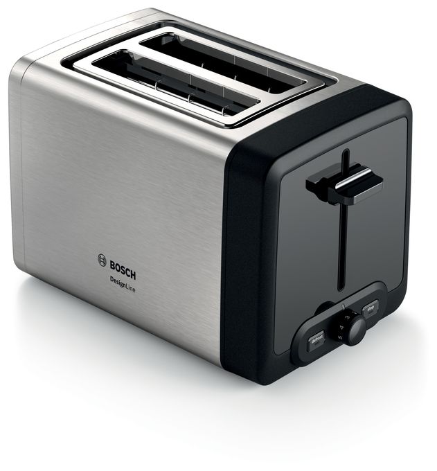 Toaster 970 W 2 Scheibe(n)  TAT4P420DE DesignLine (Schwarz, Silber) 