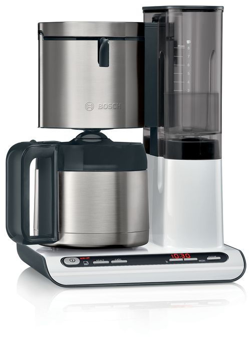 8 Tassen Thermo Filterkaffeemaschine 1,1 l  TKA8A681 Styline (Edelstahl, Weiß) 