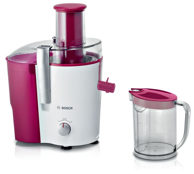 700 W (Kirsche (Frucht), Transparent, Weiß) VitaJuice 2 MES25C0 Entsafter 