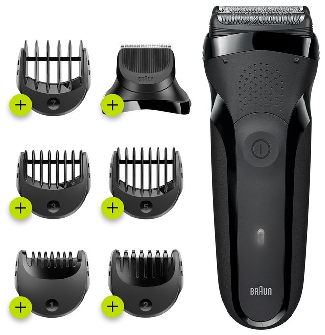 Nass&Trocken Rasierer Nickel-Metallhydrid (NiMH) 30 min 300BT Shave & Style 