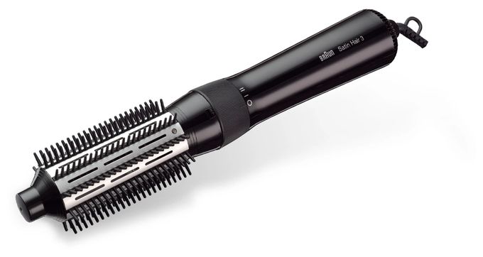 Warmluftbürste 400 W  AS330 Satin Hair 3 (Schwarz) 