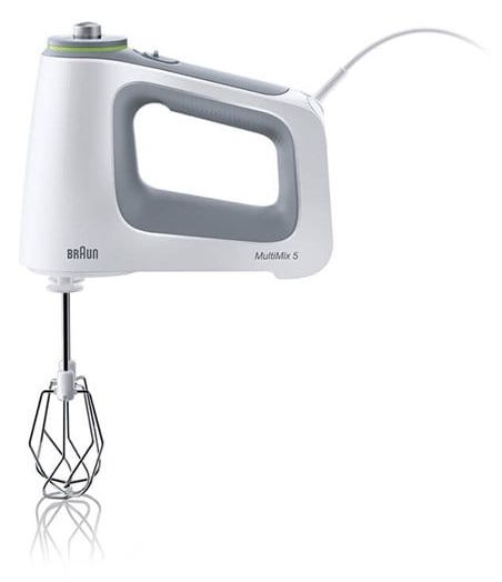 Handmixer 750 W 9 Stufen  HM5137WH MultiMix 5 (Grau, Weiß) 