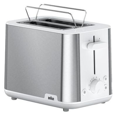Toaster 900 W 2 Scheibe(n) 8 Stufen  HT1510 PurShine (Edelstahl, Weiß) 