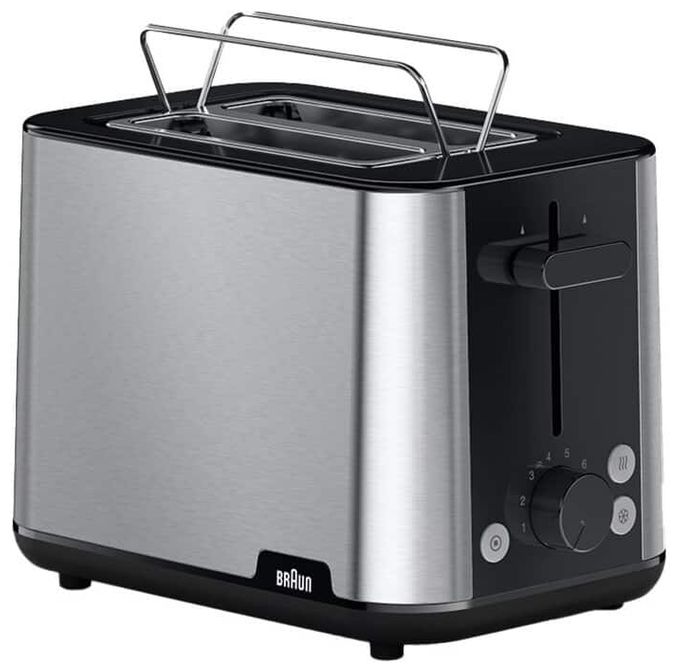 Toaster 900 W 2 Scheibe(n) 8 Stufen  HT1510 PurShine (Schwarz, Edelstahl) 