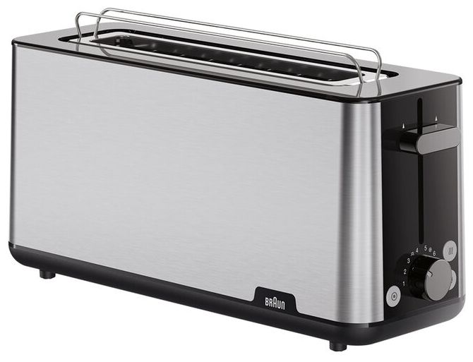 Toaster 1030 W 8 Stufen  HT1610 PurShine (Schwarz, Edelstahl) 