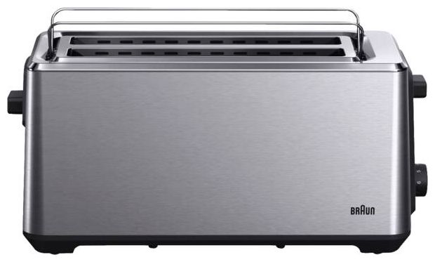 Toaster 1470 W 2 Scheibe(n)  HT5220BK (Schwarz, Edelstahl) 