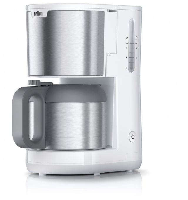 9 Tassen Thermo Filterkaffeemaschine 1,2 l  KF1505WH PurShine (Weiß) 
