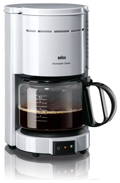 10 Tassen Filterkaffeemaschine  KF47/1 (Weiß) 