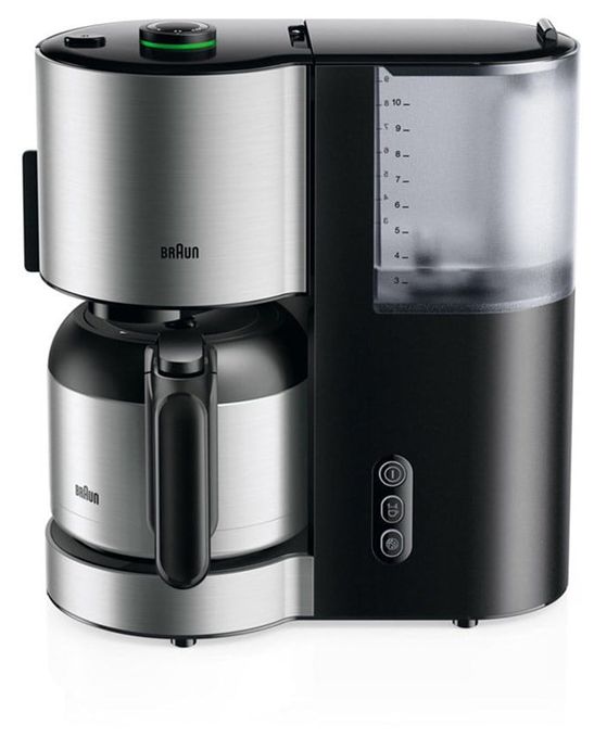 10 Tassen Thermo Filterkaffeemaschine  KF5105BK IDCollection (Schwarz, Edelstahl) 