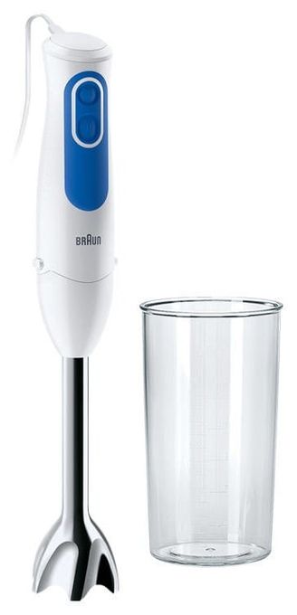 Stabmixer 700 W 2 Stufen  MQ3000 Smoothie+ MultiQuick 3 (Blau, Weiß) 