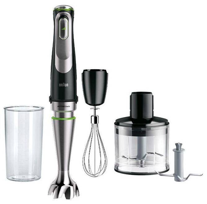 Stabmixer 1200 W 3 Stufen  MQ9135XI MultiQuick 9 (Schwarz, Edelstahl) 