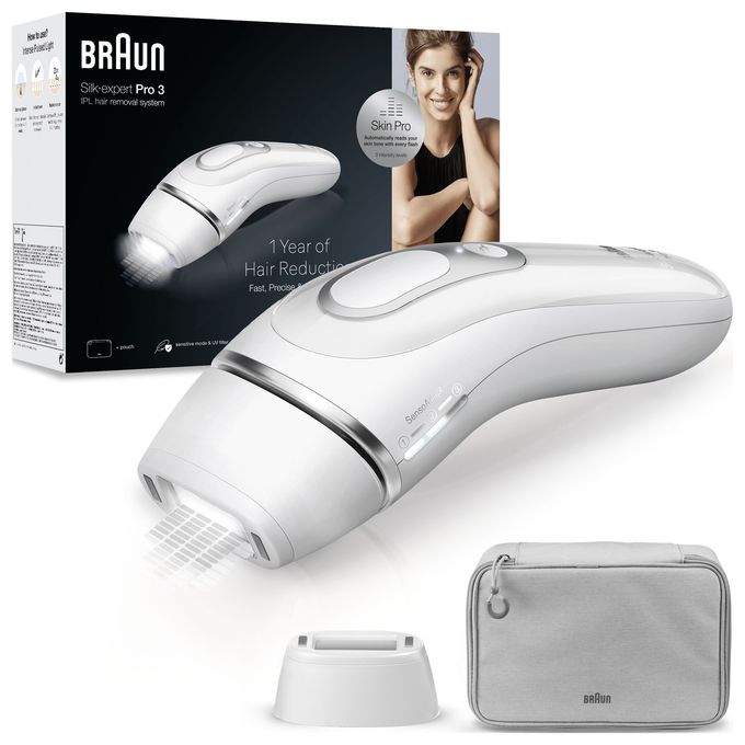 Lichtimpulstechnologie (IPL) Trocken Epilierer/Damenrasierer Silk-expert Pro 3 PL3020 