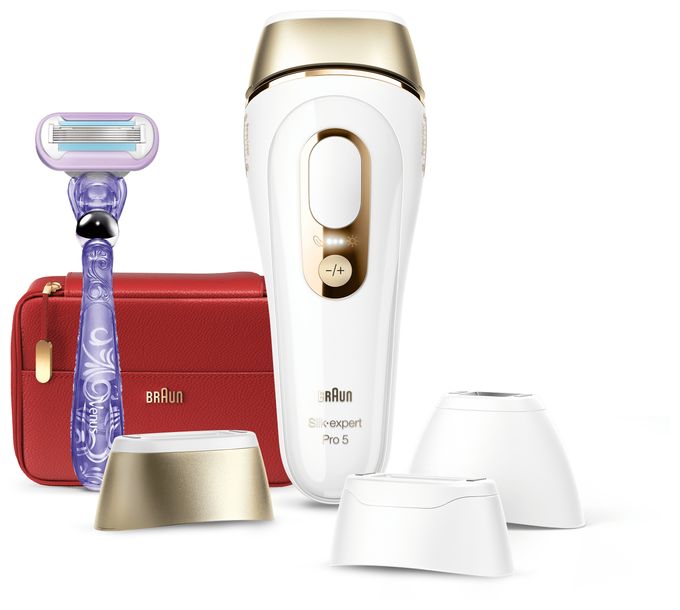 Lichtimpulstechnologie (IPL) Trocken Epilierer/Damenrasierer Silk-expert Pro 5 PL5267 