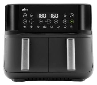 Doppel Heißluftfritteuse 8 l 2850 W  TD3030IBK (Schwarz) 