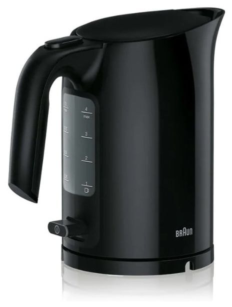 1,0 l Wasserkocher 2200 W  WK3000 PurEase (Schwarz) 