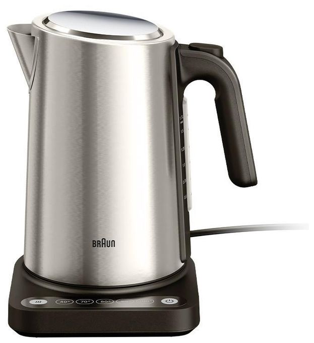 1,7 l Wasserkocher 2200 W  WK5205 ID Collection (Schwarz, Edelstahl) 